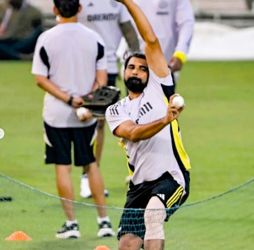 Mohammad Shami Balling Practice